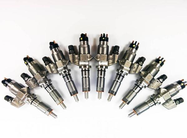 Dynomite Diesel - Dynomite Diesel Duramax 01-04 LB7 CUSTOM Super Mental Reman Injector Set - DDP.LB7-SM