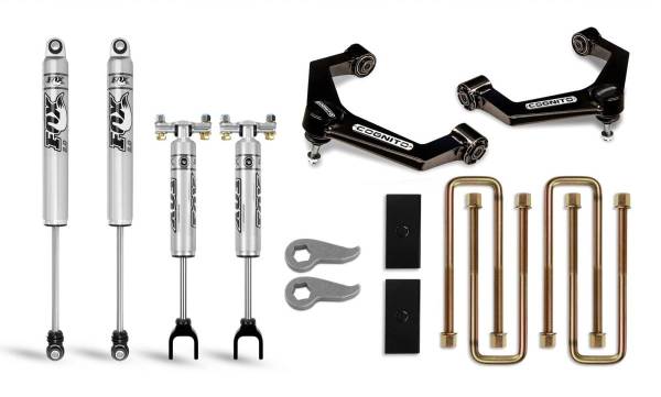 Cognito Motorsports - Cognito 3-Inch Performance Leveling Lift Kit With Fox PS 2.0 IFP Shocks for 20-22 Silverado/Sierra 2500/3500 2WD/4WD - 110-P0883