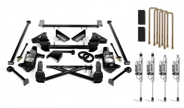 Cognito Motorsports - Cognito 7-Inch Standard Lift Kit With Fox PSRR 2.0 Shocks for 01-10 Silverado/Sierra 2500/3500 2WD/4WD Non-StabiliTrak - 110-P0786