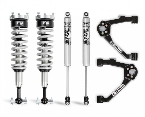 Cognito Motorsports - Cognito 3-Inch Performance Leveling Kit With Fox 2.0 IFP Shocks for 07-18 Silverado/Sierra 1500 2WD/4WD With OEM Cast Steel Control Arms - 210-P0957