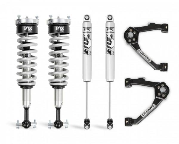 Cognito Motorsports - Cognito 3-Inch Performance Leveling Kit With Fox 2.0 IFP Shocks for 14-18 Silverado/Sierra 1500 2WD/4WD With OEM Stamped Steel/Cast Aluminum Control Arms - 210-P0962