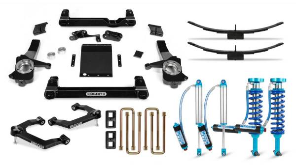 Cognito Motorsports - Cognito 6-Inch Elite Lift Kit with King 2.5 Remote Reservoir Shocks For 19-22 Silverado/Sierra 1500 2WD/ 4WD - 510-P0955
