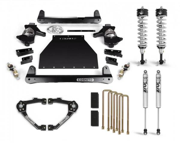 Cognito Motorsports - Cognito 6-Inch Performance Lift Kit with Fox PS IFP 2.0 Shocks for 14-18 Silverado/Sierra 1500 2WD/4WD With OEM Stamped Steel/Cast Aluminum Control Arms - 210-P0965