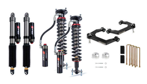Cognito Motorsports - Cognito 3-Inch Elite Leveling Lift Kit With Elka 2.5 Shocks For 19-22 Silverado/ Sierra 1500 2WD/4WD - 210-P1138