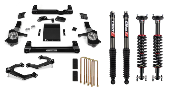Cognito Motorsports - Cognito 6-Inch Performance Lift Kit with Elka 2.0 IFP Shocks For 19-22 Silverado/Sierra 1500 2WD/ 4WD, including AT4, and Trail Boss - 210-P1149