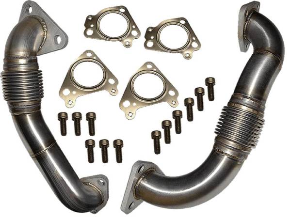 ATS Diesel Performance - ATS Diesel ATS Direct Replacement Up-Pipe Kit Fits 2001-2010 6.6L Duramax - 204-138-4248