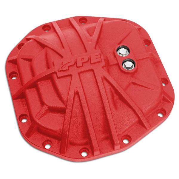 PPE Diesel - PPE Diesel 2018-2023 Jeep JL Dana-M200 Heavy-Duty Nodular Iron Rear Differential Cover Red - 238053412