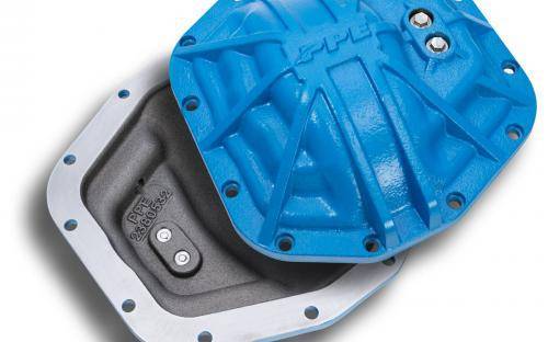 PPE Diesel - PPE Diesel 2018-2023 Jeep JL/JT/Ford Bronco Dana-M220 Heavy-Duty Nodular Iron Rear Differential Cover Blue - 238053222