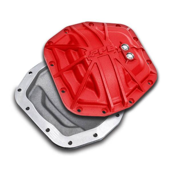 PPE Diesel - PPE Diesel 2018-2023 Jeep JL/JT Dana-M210 Heavy-Duty Nodular Iron Front Differential Cover Red - 238043312