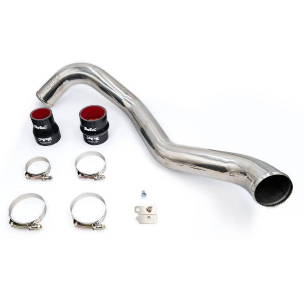 PPE Diesel - PPE Diesel 2004-2010 GM 6.6L Duramax Hot Side Intercooler Charge Pipe 3.0 Inch Stainless Steel Polished - 115022030
