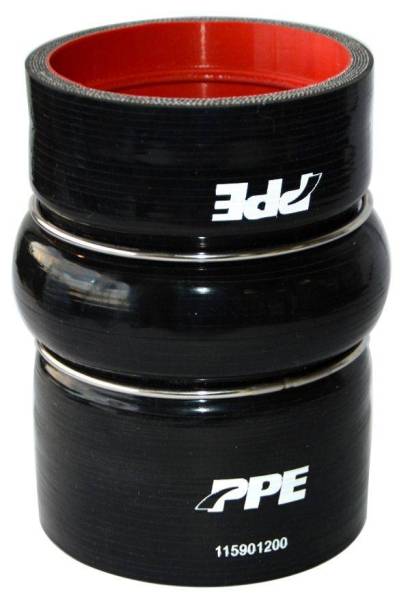 PPE Diesel - PPE Diesel Silicone Hose 2 Kodiak GM 6MM 5 Ply Black - 115901200