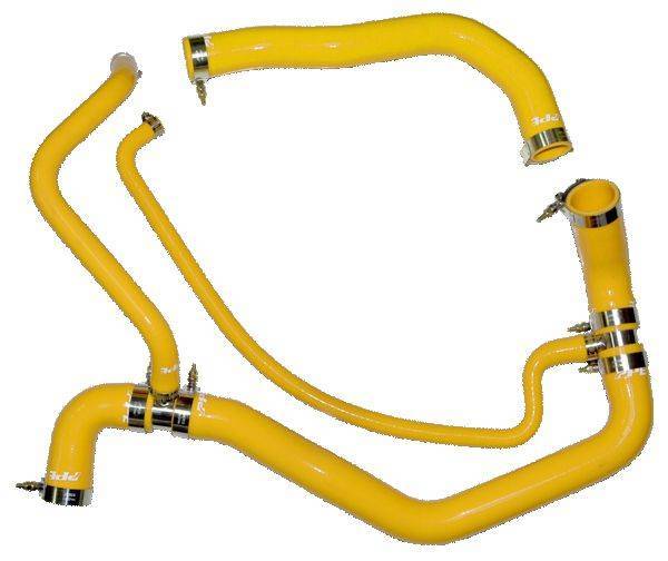 PPE Diesel - PPE Diesel Coolant Hose Kit 01-05 LB7 LLY Yellow - 119024100