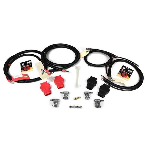 XDP Xtreme Diesel Performance - XDP HD Replacement Battery Cable Set for 2003-2007 Dodge 5.9L Cummins - XD441
