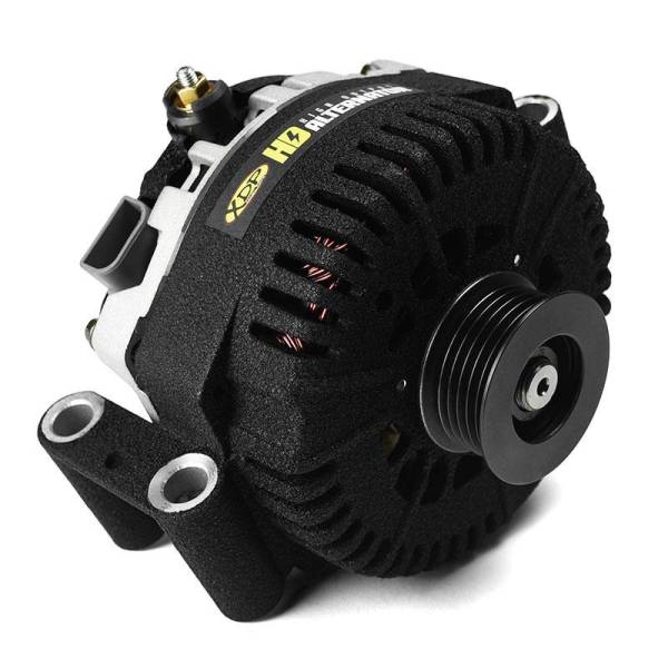 XDP Xtreme Diesel Performance - XDP Wrinkle Black HD High Output Alternator XD358 For 2003-2007 Ford 6.0L Powerstroke - XD358