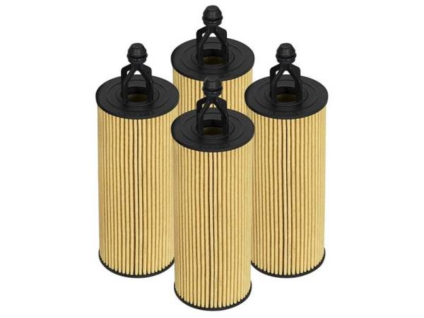 aFe - aFe Pro GUARD HD Oil Filter 2018+ Jeep Wrangler (JL) V6 3.6L (4 Pack) - 44-LF039-MB