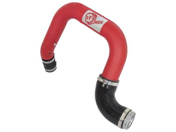 aFe - aFe BladeRunner 2.5in Red IC Tube Hot Side w/ Coupling & Clamp Kit 2016 GM Colorado/Canyon 2.8L - 46-20268-R