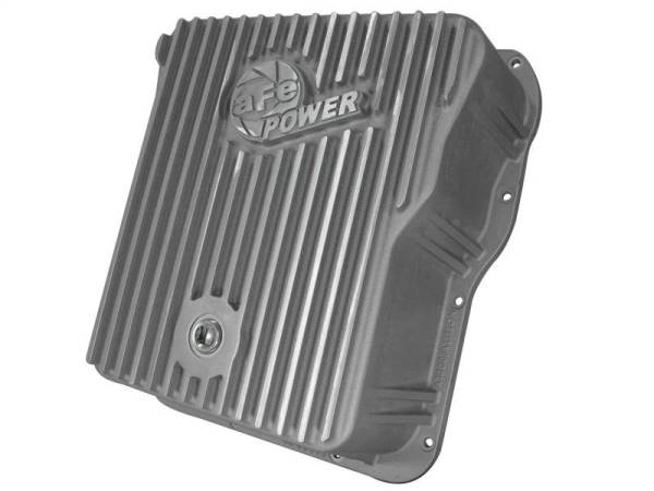 aFe - afe Transmission Pan Cover (Raw); GM Diesel Trucks 01-14 V8-6.6L (td) - 46-70070