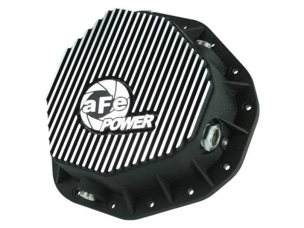 aFe - aFe Power Cover Rear Differential COV Diff R Dodge Diesel Trucks 03-05 L6-5.9L Machined - 46-70092