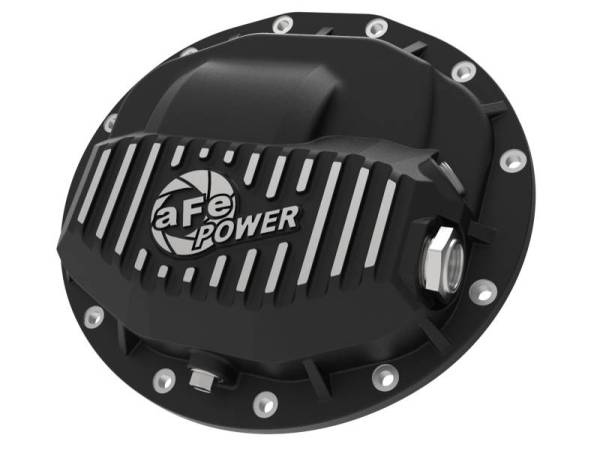 aFe - aFe Power Pro Series Rear Differential Cover Black w/ Machined Fins 13-18 RAM Diesel Trucks L6-6.7L - 46-70402