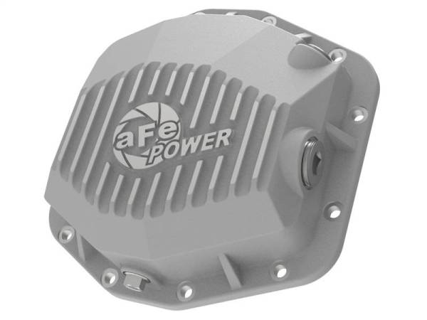 aFe - aFe Street Series Rear Differential Cover Raw 2018+ Jeep Wrangler (JL) V6 3.6L (Dana M220) - 46-71000A