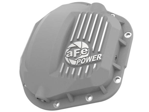 aFe - aFe Street Series Dana 60 Front Differential Cover Raw w/ Machined Fins 17-20 Ford Trucks (Dana 60) - 46-71100A