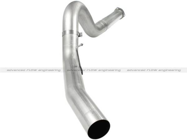 aFe - aFe Atlas 5in DPF-Back Aluminized Steel Exh Sys, Ford Diesel Trucks 11-14 v8-6.7L (td) No tip - 49-03055