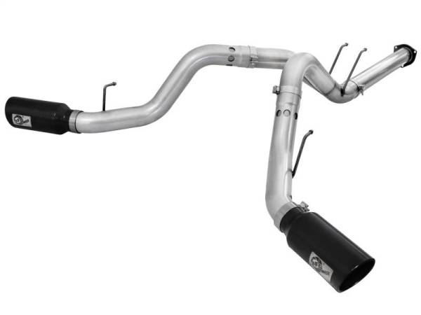 aFe - aFe Atlas Exhaust 4in DPF-Back Al Steel 11-14 Ford Diesel Trucks V8-6.7L (td) - 49-03065-B