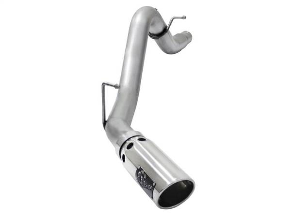 aFe - aFe LARGE BORE HD 3.5in DPF-Back Alum Exhaust w/Polished Tip 2016 GM Colorado/Canyon 2.8L (td) - 49-04064-P