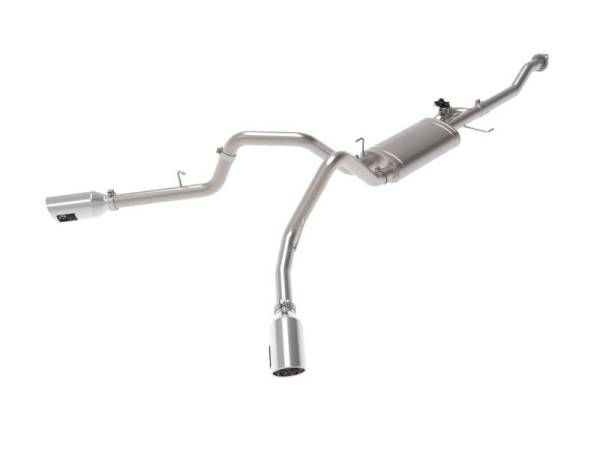 aFe - aFe Gemini XV 3in 304 SS Cat-Back Exhaust 15-20 Ford F-150 V6 2.7L/3.5 w/ Polished Tips - 49-33123-P