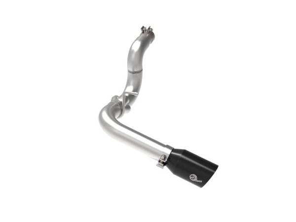 aFe - aFe 20-21 Jeep Wrangler Large Bore-HD 3in 304 Stainless Steel DPF-Back Exhaust System - Black Tip - 49-38092-B