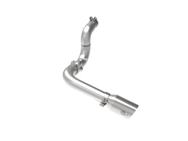 aFe - aFe 20-21 Jeep Wrangler Large Bore-HD 3in 304 Stainless Steel DPF-Back Exhaust System - Polished Tip - 49-38092-P