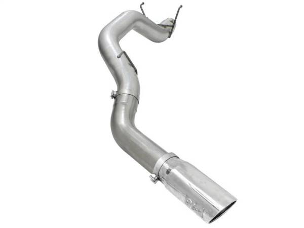 aFe - aFe MACHForce XP 5in DPF-Back SS Exht Dodge RAM 13-14 6.7L (td) Mega Cab w/ Polished Tip - 49-42039-P