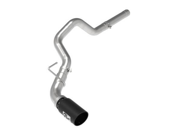 aFe - aFe LARGE BORE HD 3in 409-SS DPF-Back Exhaust w/Black Tip 14-18 RAM 1500 EcoDiesel V6-3.0L (td) - 49-42065-B