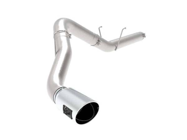aFe - aFe 19-22 Ram Diesel Trucks L6-6.7L(td) Large Bore-HD 5in 409SS DPF-Back Exhaust System w/Pol Tip - 49-42075-P