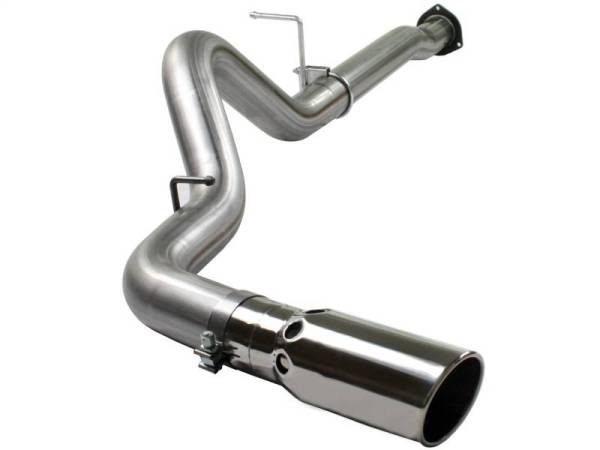 aFe - aFe MACHForce XP 4in DPF-Back SS Exhaust 5/07-10 GM Diesel Trucks V8-6.6L (td) LMM - 49-44004