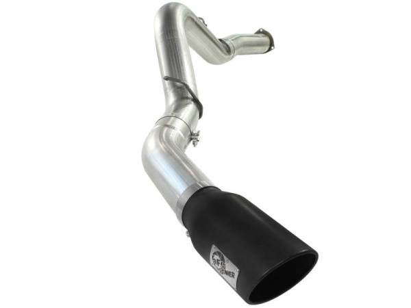 aFe - aFe MACHForce XP Exhaust 5in DPF-Black, GM Diesel Trucks 07.5-10 V8-6.6L 9(td) LMM - 49-44040-B