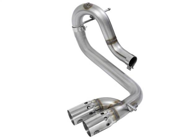 aFe - aFe Rebel Series DPF-Back 3in Side Exit SS Exhaust w/ IC Polished Tips 2016 GM Colorado/Canyon 2.8L - 49-44065-P
