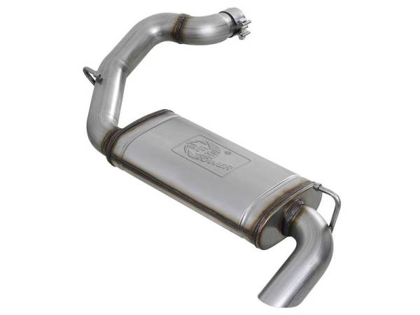 aFe - aFe MACH Force-Xp Hi-Tuck 3in 409 SS 18-20 Jeep Wrangler JL 2.0/3.6 Axle-Back Exhaust - 49-48080