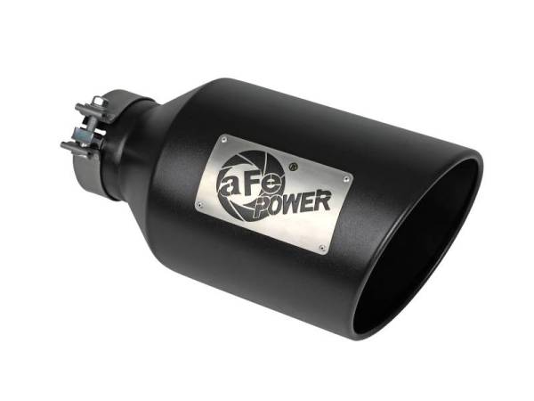 aFe - aFe Power MACH Force-Xp 409 Stainless Steel Clamp-on Exhaust Tip Black - 49T40801-B15