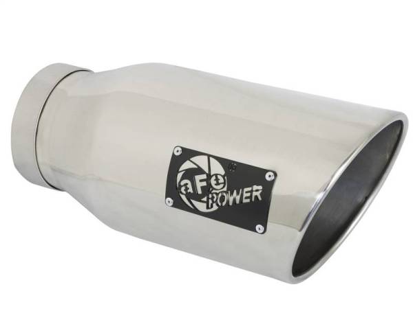 aFe - aFe MACHForce-Xp 5in Inlet x 7in Outlet x 15in length 409 Stainless Steel Exhaust Tip - 49T50701-P15