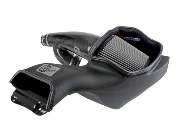 aFe - aFe 17-20 Ford F-150/Raptor Track Series Carbon Fiber Cold Air Intake System With Pro DRY S Filters - 57-10010D