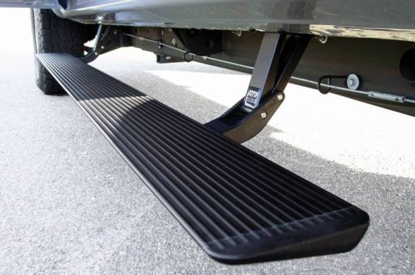 AMP Research - AMP Research 2001-2007 Chevy/GMC Silverado/Sierra Extended/Crew PowerStep - Black - 75113-01A