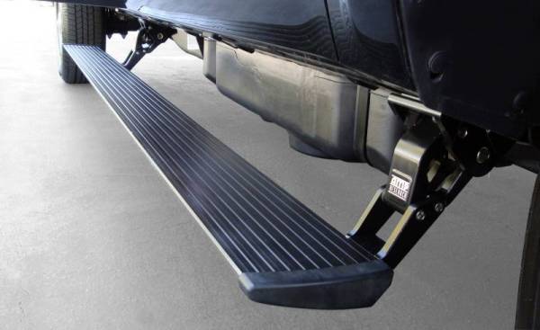 AMP Research - AMP Research 2015-2016 GM 2500/3500HD w/DEF Tank Double/Crew Cab PowerStep Plug N Play - Black - 76147-01A