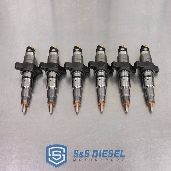 S&S Diesel Motorsport - S&S Diesel Late 5.9L Cummins Injectors (2004.5-2007) (Set of 6) - Reman - 100% Over