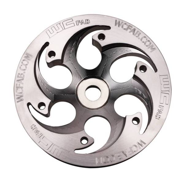 Wehrli Custom Fabrication - Wehrli Custom Fabrication Duramax Billet CP3 Pulley Deep Offset Raw Finish - WCF100429