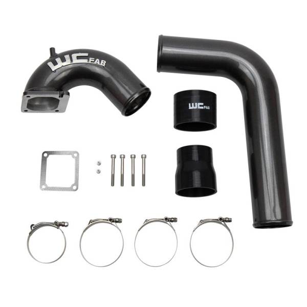 Wehrli Custom Fabrication - Wehrli Custom Fabrication 2003-2007 5.9L Cummins 3.5" High Flow Intake Horn & Intercooler Pipe Kit - WCF100528