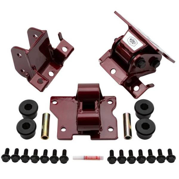 Wehrli Custom Fabrication - Wehrli Custom Fabrication 2001-2010 LB7/LLY/LBZ/LMM Duramax HD Engine Mounts - WCF100158