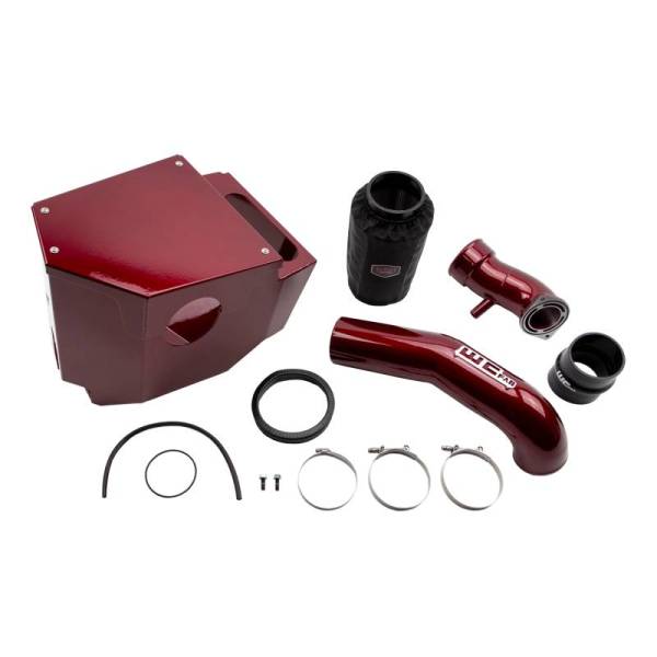 Wehrli Custom Fabrication - Wehrli Custom Fabrication 2020-2024 L5P Duramax 4" Intake Kit with Air Box Stage 2 - WCF100684