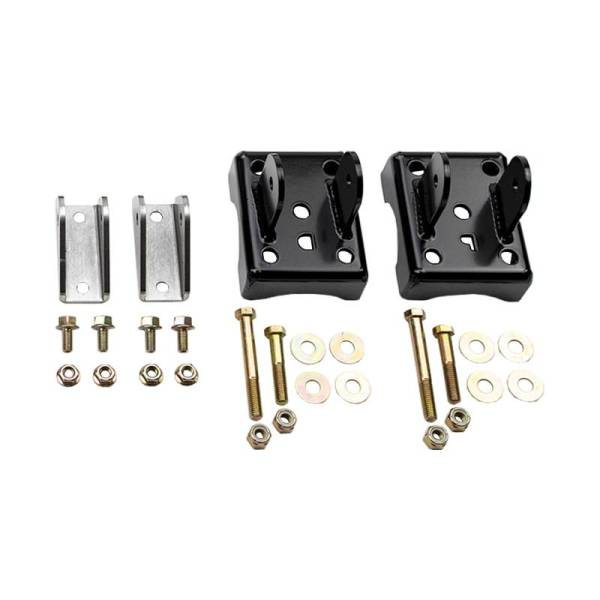 Wehrli Custom Fabrication - Wehrli Custom Fabrication 2001-2010 Duramax Traction Bar Brackets & Hardware Install Kit - WCF100840