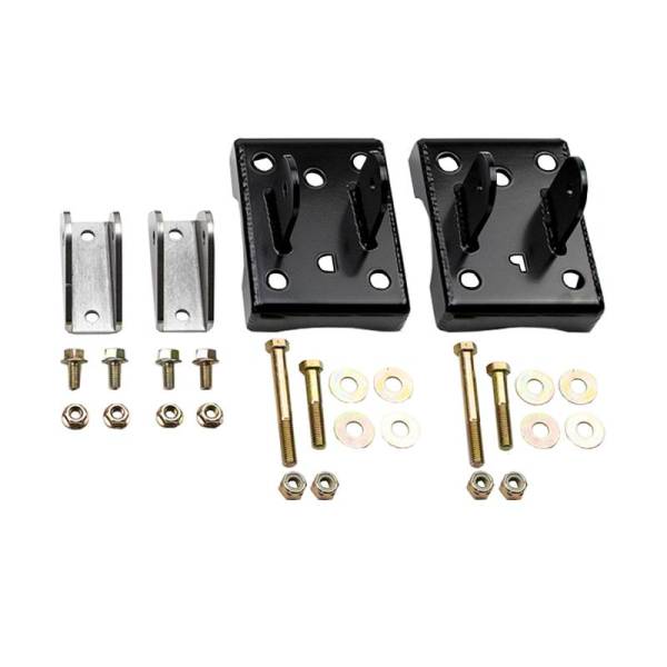 Wehrli Custom Fabrication - Wehrli Custom Fabrication 2020-2024 Duramax Traction Bar Brackets & Hardware Install Kit - WCF100831